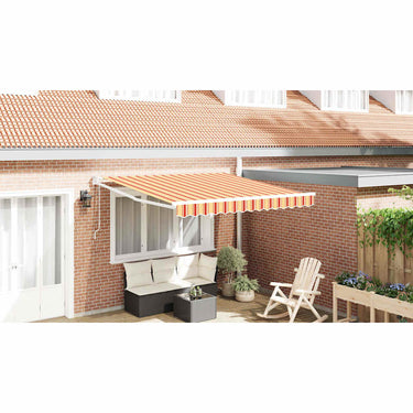 Vidaxl markies geel en oranje 350 x 250 x 165 cm polyester