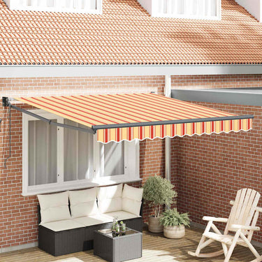 Vidaxl markies geel en oranje 350 x 250 x 165 cm polyester