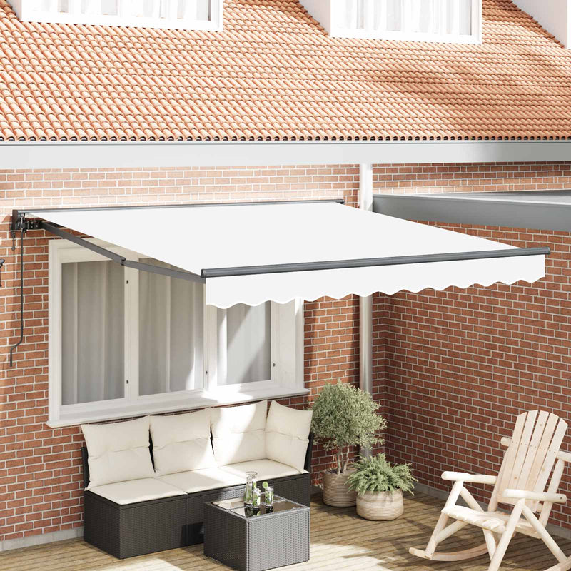 Load image into Gallery viewer, Vidaxl zijde frame wit 350 x 250 cm polyester met pu-coating
