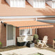 Vidaxl inklapbaar zonnescherm geel en oranje 400 × 300 cm
