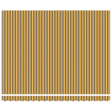 Vidaxl inklapbaar zonnescherm geel en grijs 400 × 300 cm