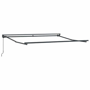 Vidaxl zijde frame antraciet 3,5 x 2,5 m poedercoating staal