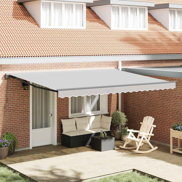 Vidaxl zijde frame antraciet 4 × 3 m poedercoating staal