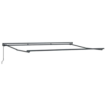 Vidaxl zijde frame antraciet 4,5 × 3 m poedercoating staal