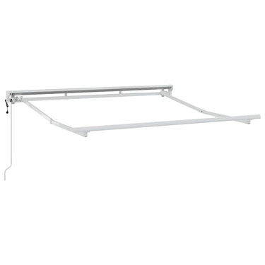 Vidaxl zijde frame wit 2,5 x 2 m poedercoating staal