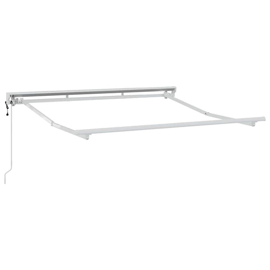 Vidaxl zijde frame wit 2,5 x 2 m poedercoating staal