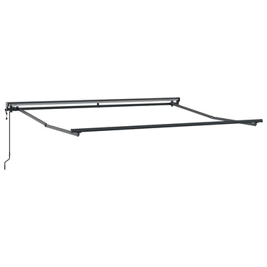 Vidaxl zijde frame antraciet 3,5 x 2,5 m poedercoating staal