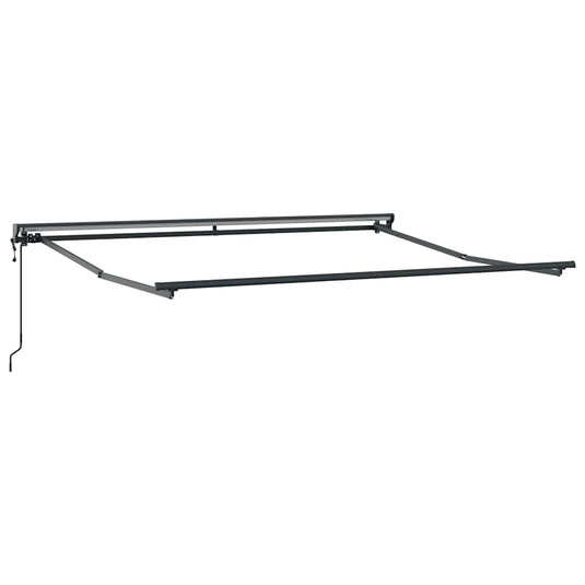 Vidaxl zijde frame antraciet 3,5 x 2,5 m poedercoating staal