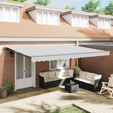 Vidaxl zijde frame antraciet 4 × 3 m poedercoating staal