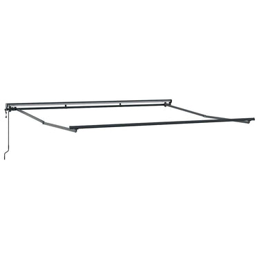 Vidaxl zijde frame antraciet 4 × 3 m poedercoating staal