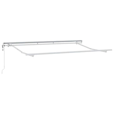 Vidaxl zijde frame wit 3,5 x 2 m metaal