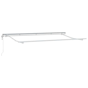 Vidaxl zijde frame wit 4 x 2 m metaal