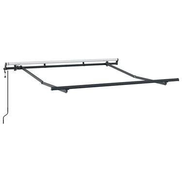 Vidaxl zijde frame antraciet 2,5 x 2 m metaal