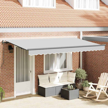 Vidaxl zijde frame antraciet 4 x 2 m metaal