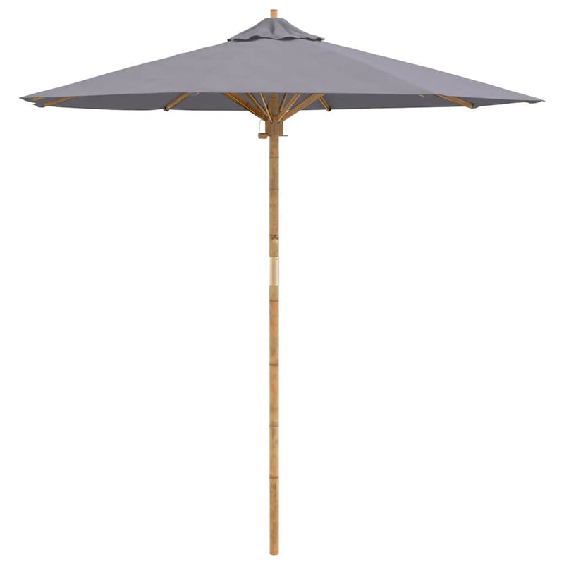 Load image into Gallery viewer, Vidaxl tuinparasol donkergrijs ø 270 x 260 cm bamboe
