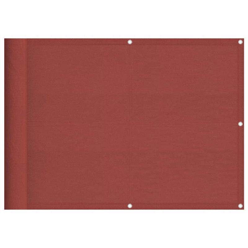 Load image into Gallery viewer, Vidaxl balkonscherm terracotta 75x1000 cm 100% polyester oxford
