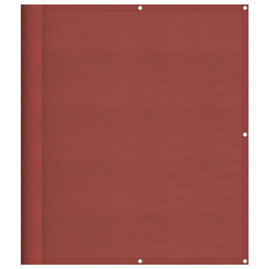 Vidaxl balkonscherm terracotta 120x1000 cm 100% polyester oxford