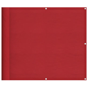 Vidaxl balkonscherm rood 90x800 cm 100% polyester oxford
