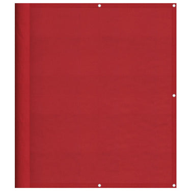 Vidaxl balkonscherm rood 120x800 cm 100% polyester oxford