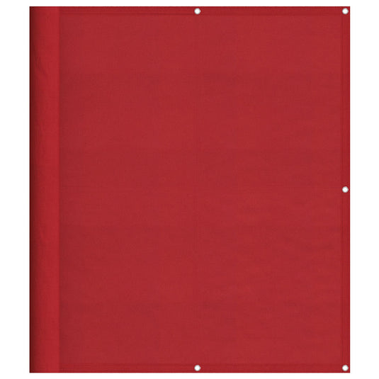 Vidaxl balkonscherm rood 120x800 cm 100% polyester oxford