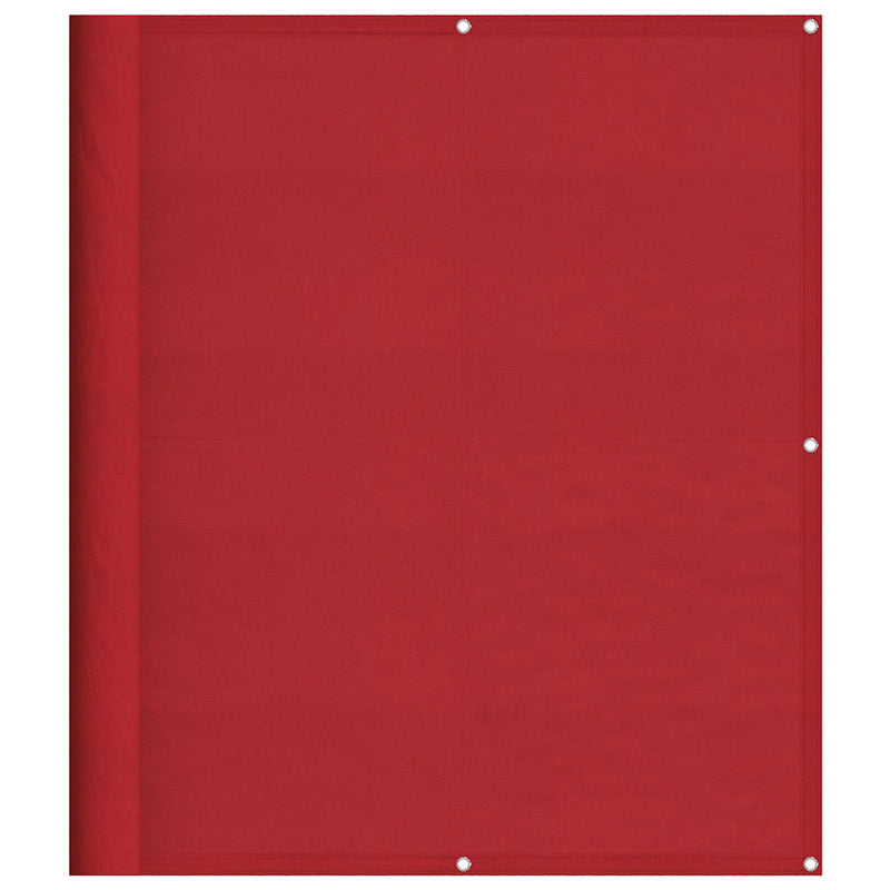 Load image into Gallery viewer, Vidaxl balkonscherm rood 120x1000 cm 100% polyester oxford
