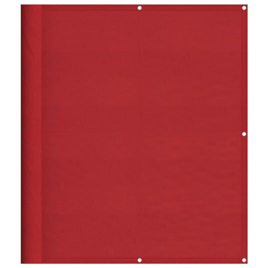 Vidaxl balkonscherm rood 120x1000 cm 100% polyester oxford