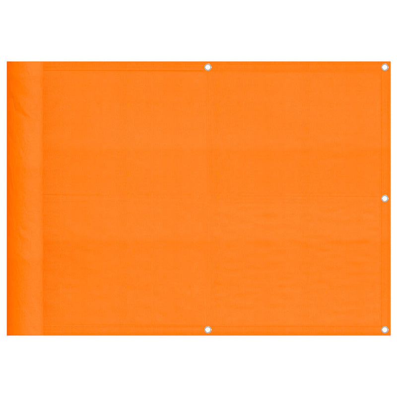 Load image into Gallery viewer, Vidaxl balkonscherm oranje 75x800 cm 100% polyester oxford
