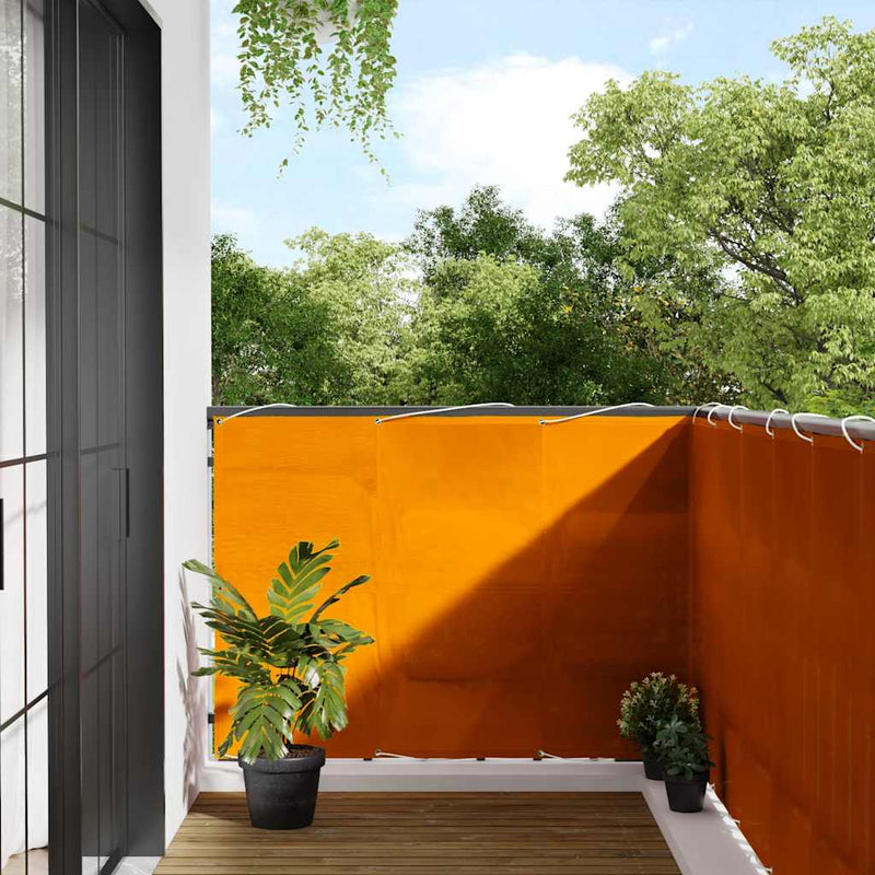 Load image into Gallery viewer, Vidaxl balkonscherm oranje 120x700 cm 100% polyester oxford

