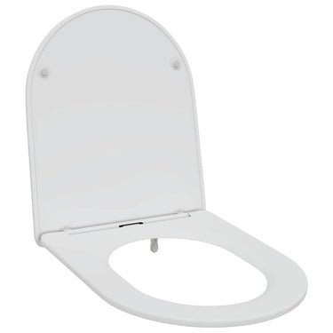 Vidaxl toiletzitting wit 47 x 36 x 3,4 cm duroplast