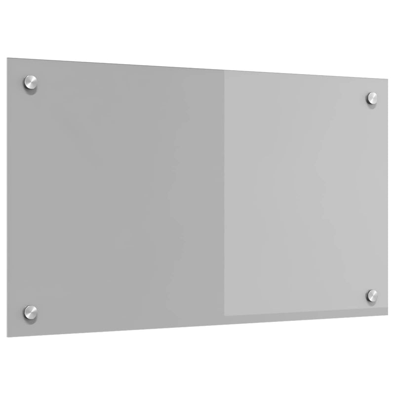 Load image into Gallery viewer, Vidaxl keuken spatscherm lichtgrijs 70 x 40 cm gehard glas
