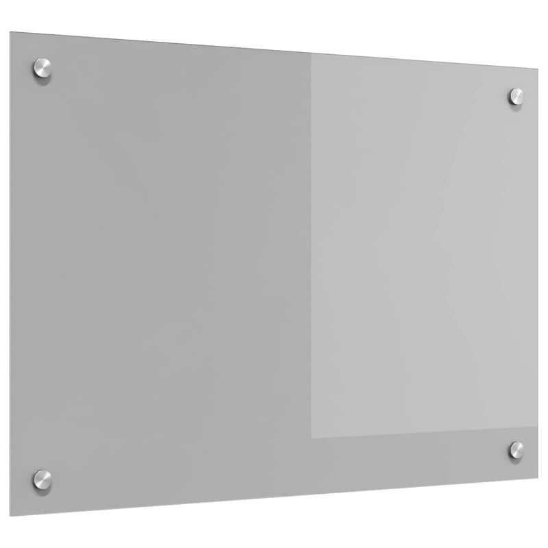 Load image into Gallery viewer, Vidaxl keuken spatscherm lichtgrijs 70 x 50 cm gehard glas
