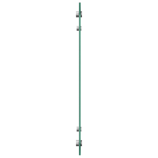 Vidaxl keuken spatscherm lichtgrijs 70 x 50 cm gehard glas