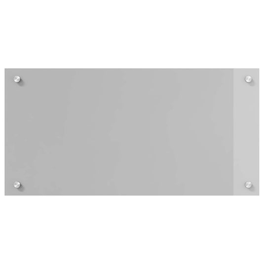 Vidaxl keuken spatscherm lichtgrijs 80 x 40 cm gehard glas