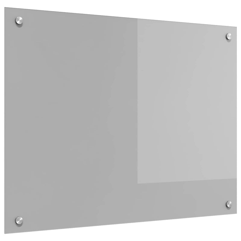 Load image into Gallery viewer, Vidaxl keuken spatscherm lichtgrijs 80 x 60 cm gehard glas
