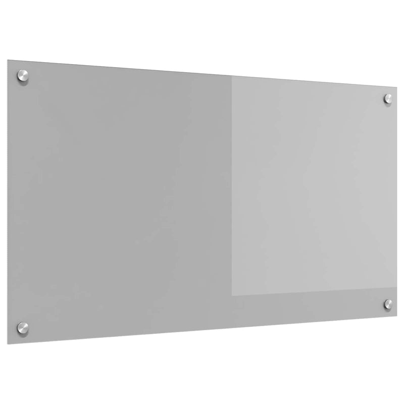 Load image into Gallery viewer, Vidaxl keuken spatscherm lichtgrijs 90 x 50 cm gehard glas
