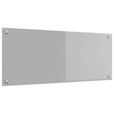 Vidaxl keuken spatscherm lichtgrijs 100 x 40 cm gehard glas
