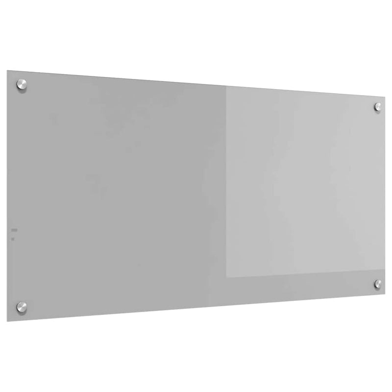 Load image into Gallery viewer, Vidaxl keuken spatscherm lichtgrijs 100 x 50 cm gehard glas
