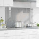 Vidaxl keuken spatscherm lichtgrijs 100 x 60 cm gehard glas