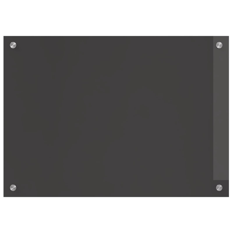 Load image into Gallery viewer, Vidaxl keuken spatscherm donkergrijs 70 x 50 cm gehard glas
