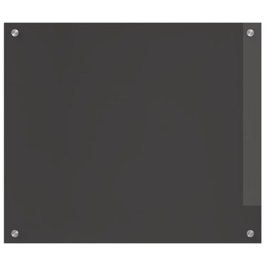 Vidaxl keuken spatscherm donkergrijs 70 x 60 cm gehard glas