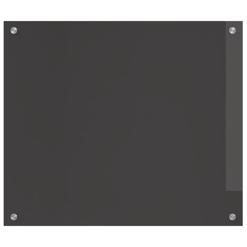 Load image into Gallery viewer, Vidaxl keuken spatscherm donkergrijs 70 x 60 cm gehard glas
