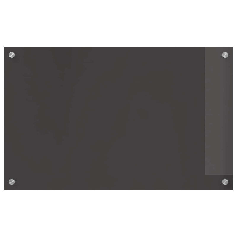 Load image into Gallery viewer, Vidaxl keuken spatscherm donkergrijs 80 x 50 cm gehard glas
