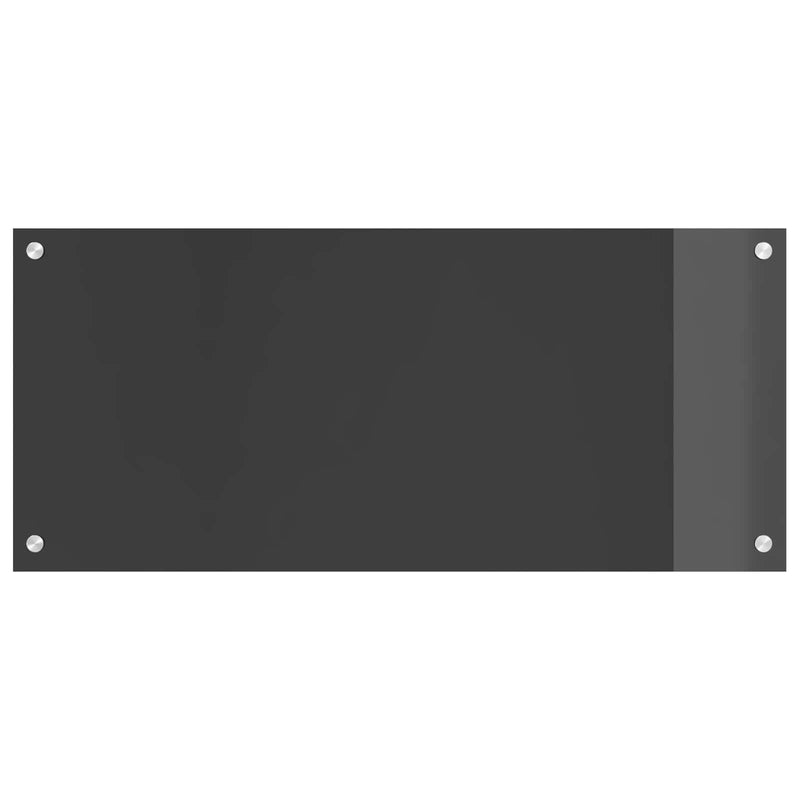 Load image into Gallery viewer, Vidaxl keuken spatscherm donkergrijs 90 x 40 cm gehard glas
