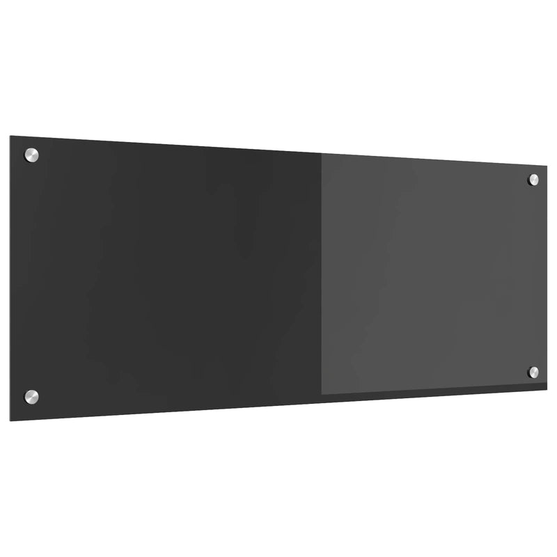 Load image into Gallery viewer, Vidaxl keuken spatscherm donkergrijs 100 x 40 cm gehard glas
