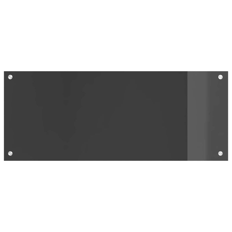 Load image into Gallery viewer, Vidaxl keuken spatscherm donkergrijs 100 x 40 cm gehard glas
