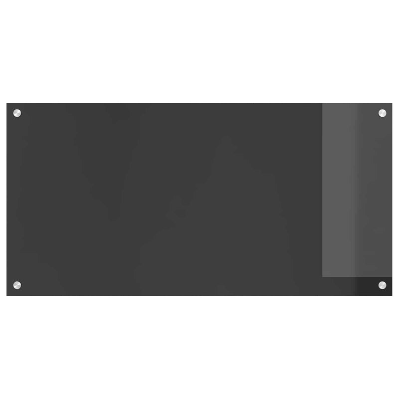 Load image into Gallery viewer, Vidaxl keuken spatscherm donkergrijs 100 x 50 cm gehard glas
