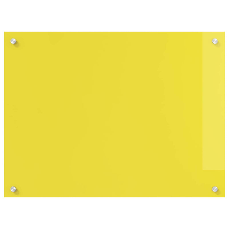 Load image into Gallery viewer, Vidaxl keuken spatscherm geel 80 x 60 cm gehard glas

