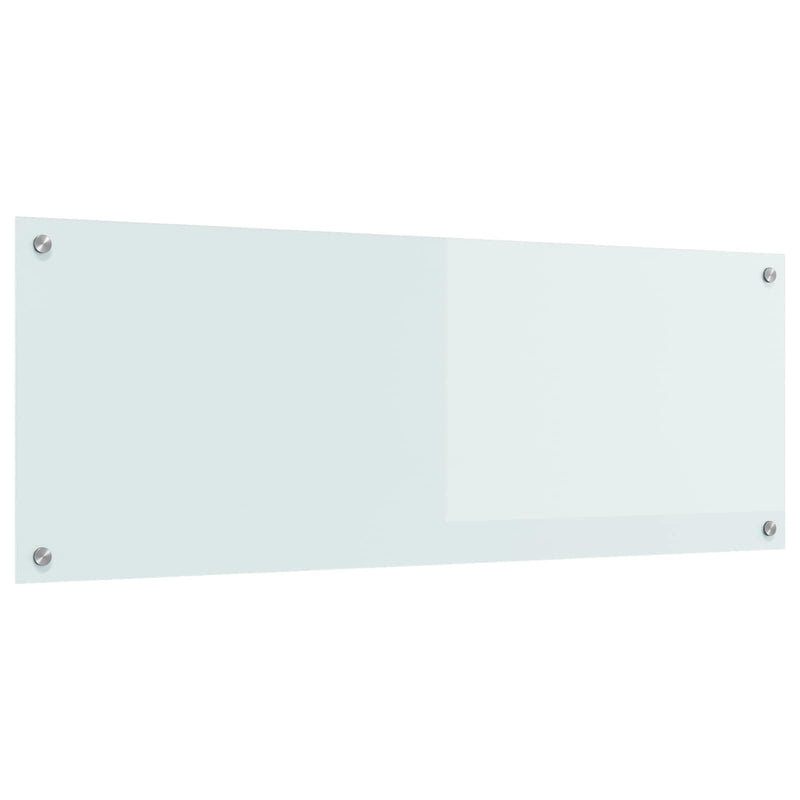 Load image into Gallery viewer, Vidaxl keuken spatscherm wit 110 x 40 cm gehard glas
