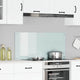 Vidaxl keuken spatscherm wit 110 x 50 cm gehard glas