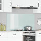 Vidaxl keuken spatscherm wit 120 x 60 cm gehard glas
